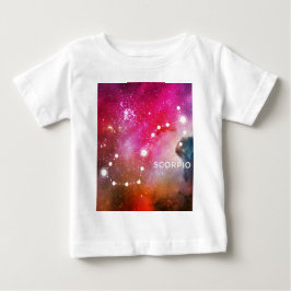 ELEGANTT RÖTT BLÅTTVATTENFÄRGUNIVERSUM - SCORPIO T-SHIRT