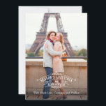 Elegantt säsong kort Groupon för hälsningfoto<br><div class="desc">Denna eleganta helgdag/julkort presenterar en utsmyckad bokstäver med ord "säsong hälsningar och gott nytt år" och en bild i bakgrunden. Denna design har en chic- och vintagekänselförnimmelse med en modern vridning.</div>