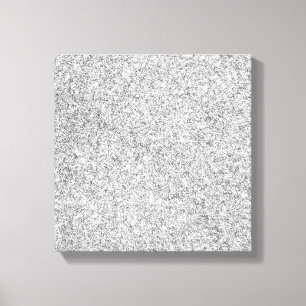 Elegantt silverglitter canvastryck