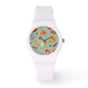 Elegantt snabbmatmönster armbandsur