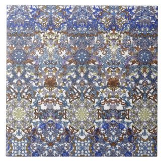 Elegantt snöremönster i nobel färg-Konst Nouveau Kakelplatta