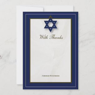 Elegantt tygpubMitzvah tack i marin Kort