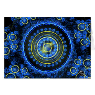 Elegantt unikt kort för konsttackhälsning