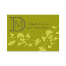 Elegantt yrkesmässigt Monogrammed för Ginkgo