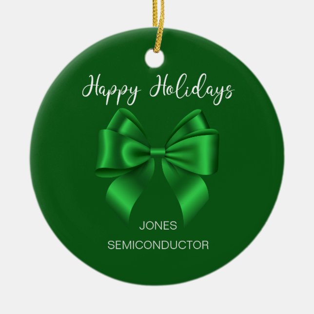 Elegatn Glad helg Julgransprydnad Keramik (Framsidan)