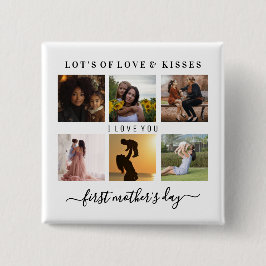 Elegent första mors dag knapp