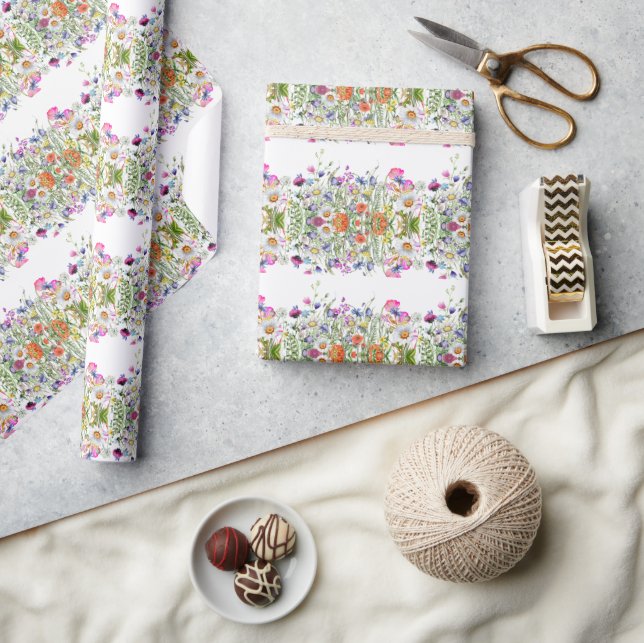 Elegent modren dazie flower presentpapper (Hantverk)