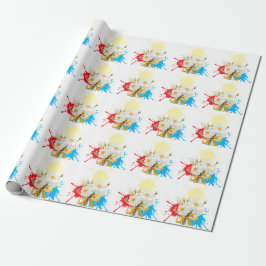 Elegent modren dazie flower presentpapper