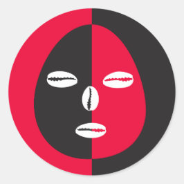 Eleggua 2-dekett runt klistermärke