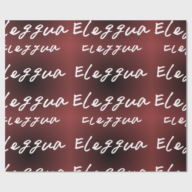 Eleggua-gåva papper presentpapper (Platt)