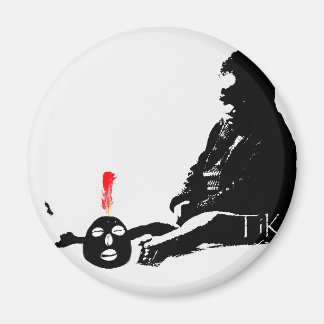 Eleggua och Oshun Art TiKo Art Print Merchandise Magnet