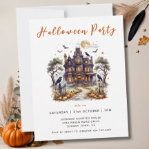 Elegiskt spökslott Halloween