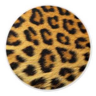 Elegnat Leopard Päls Skin - Rik Luxury Mode Knopp