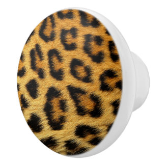 Elegnat Leopard Päls Skin - Rik Luxury Mode Knopp