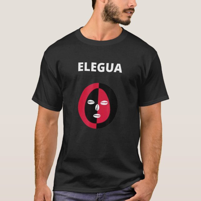 Elegua yoruba religion nigeria men women t shirt (Framsida)