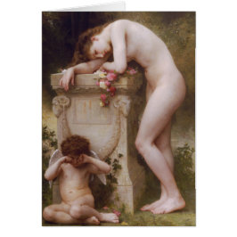 Elegy av William-Adolphe Bouguereau Hälsningskort