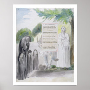 Elegy skriven i Land Church-Yard, design 1 Poster
