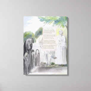 "Elegy som är skriftlig i en landKyrka-Gård", Canvastryck