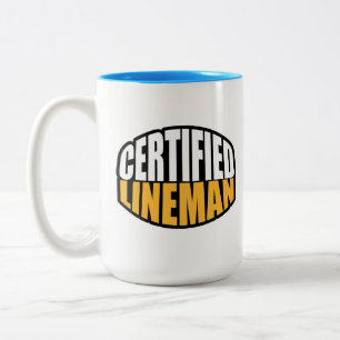 Elekaffe Auktoriserad Lineman Two Tone Coffee Mugg
