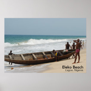 Eleko strand, Lagos, Nigeria. Poster