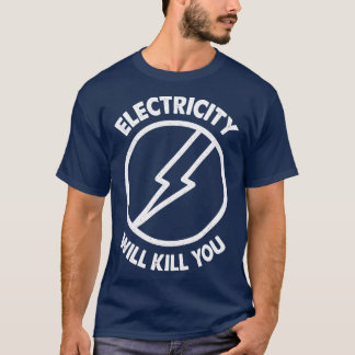 Elektricitet Dödor dig typografi T Shirt