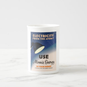 Elektricitet från Atom? Benporslin Mugg