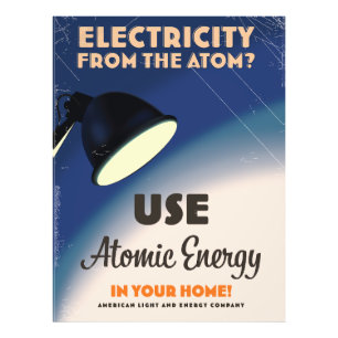 Elektricitet från Atom? Fototryck