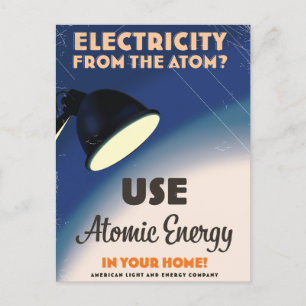 Elektricitet från Atom? Vykort