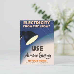 Elektricitet från atomen? vykort