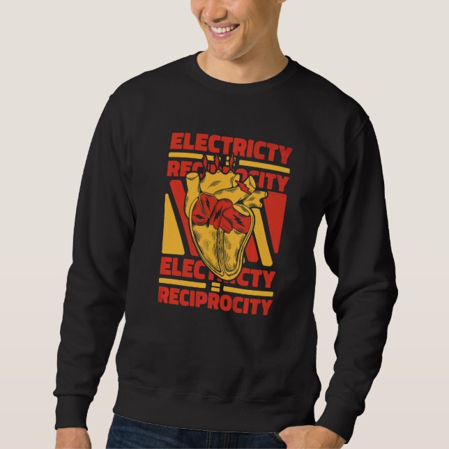 Elektricitet Reciprocitet  Arbete Konstruktion Ele Lång Ärmad Tröja (Framsida)