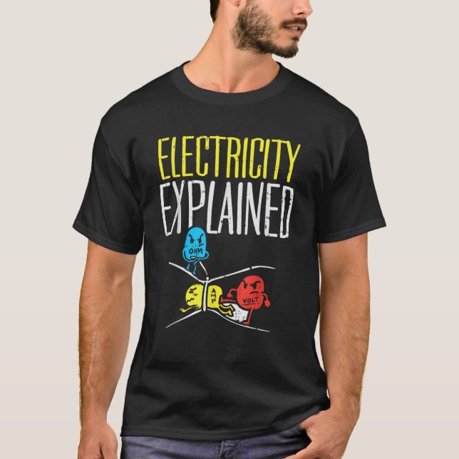 Elektricitetens bekanta Lärare Ne T Shirt (Framsida)