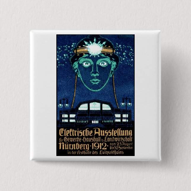 ElektricitetsExpoaffisch 1912 Knapp (Framsida)