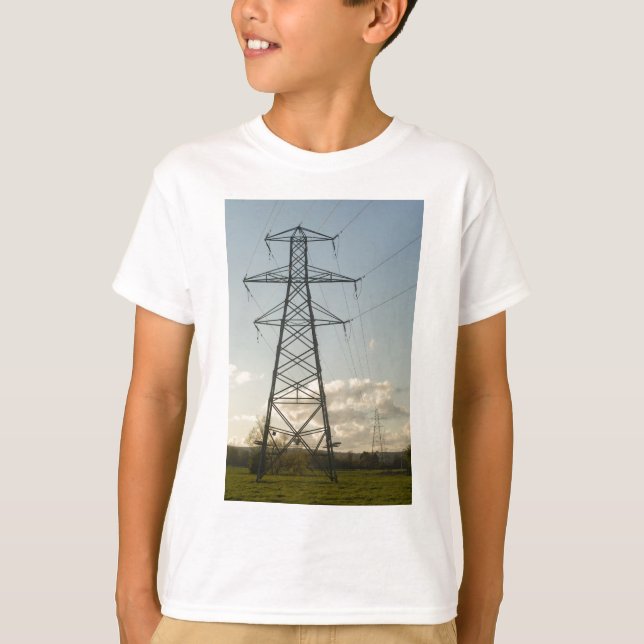 Elektricitetspylon T Shirt (Framsida)