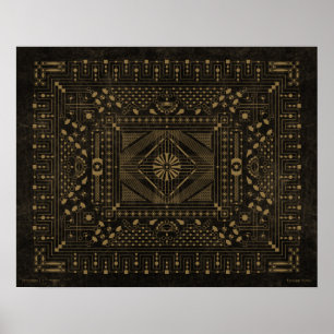 Elektrik Elmas Poster