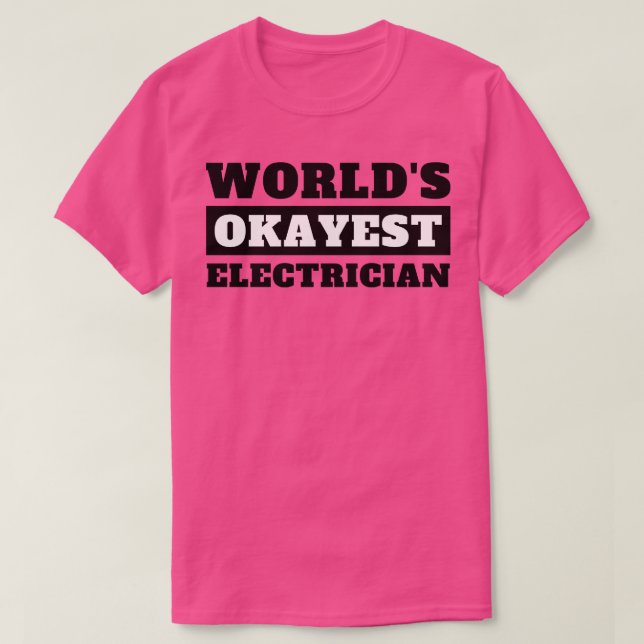 Elektriker 19 t shirt (Design framsida)