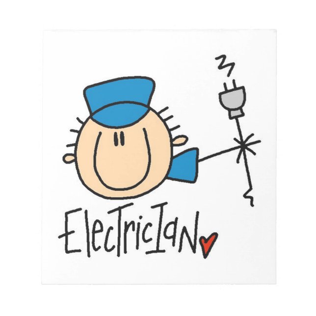 Elektriker Anteckningsblock (Framsida)