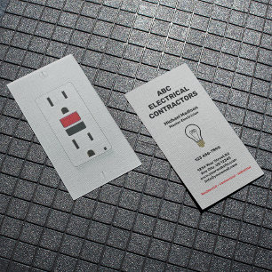 Elektriker Elektrisk entreprenör Visitkort