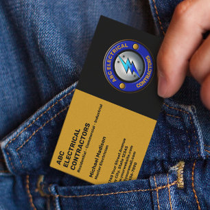 Elektriker   Elektrisk entreprenör Visitkort
