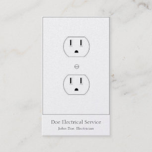 Elektriker/elektrisk leverantör/VerticalPlatinum Visitkort
