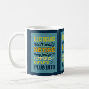 Elektriker gör inte egentligen kaffemugg