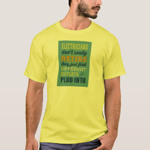 Elektriker gör inte egentligen t-shirt