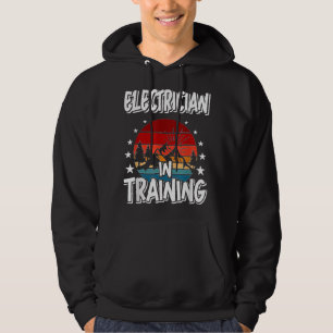 Elektriker inom utbildning av framtida elhandlare hoodie