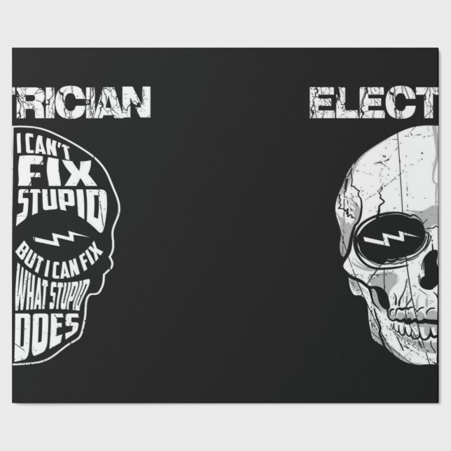 Elektriker jag inte kan åtgärda stulna skullgåvor presentpapper (Söm)