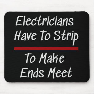 Elektriker Joke Funny Novelty Humor Electrical Musmatta