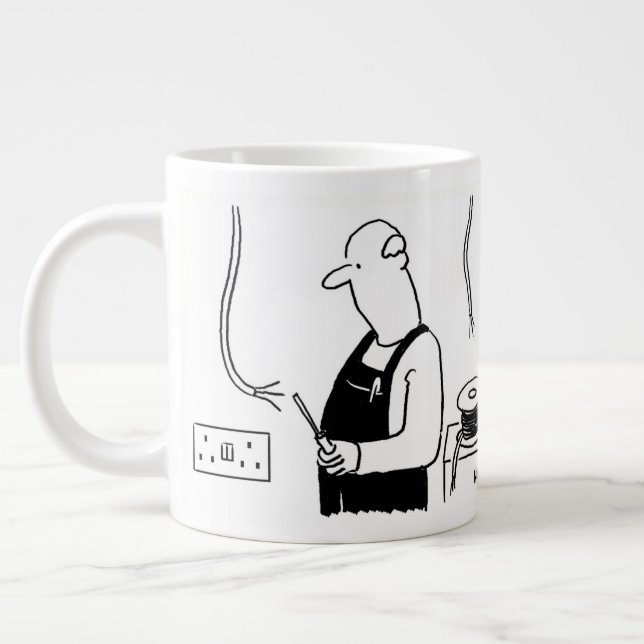 Elektriker Jumbo Mugg (Vänster)