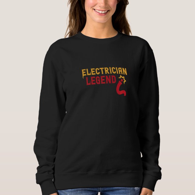 Elektriker Legend Elektronik Hobbykretsar T Shirt (Framsida)