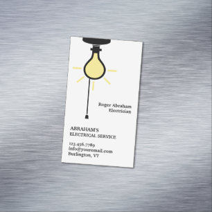 Elektriker Magnetiska Visitkort