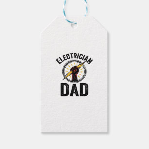 Elektriker Pappa Vintage Gravyr Vektor Tröja Des Presentetikett