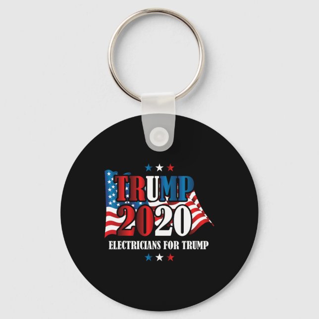 Elektriker Trump presidentkampanj  Nyckelring (Framsida)