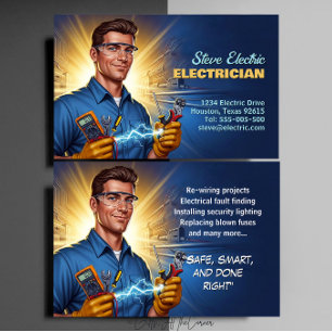 Elektriker visitkort